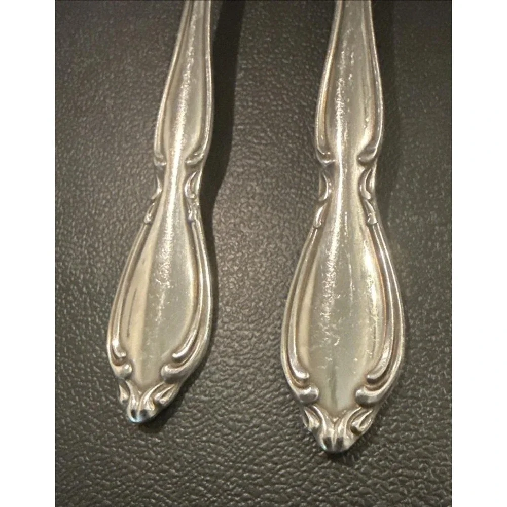 Oneida Deluxe Strathmore Stainless Steel Teaspoon Spoon Spoons Set Of 5 USA